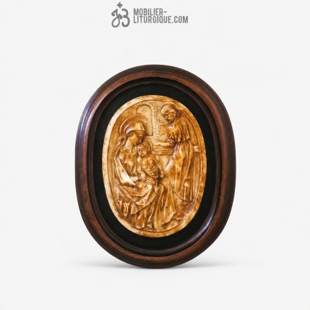 Statue Sainte Famille Polychrome