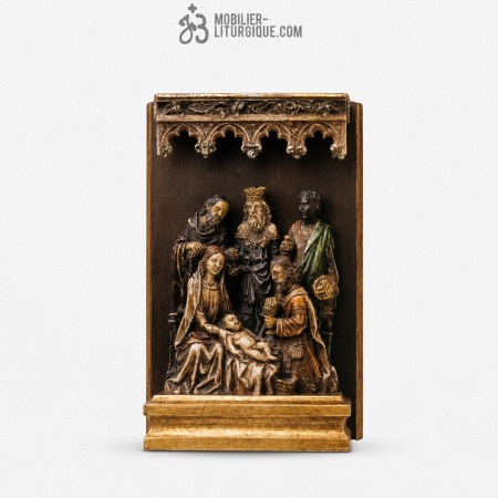 Statue Sainte Famille Polychrome