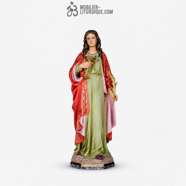 Statue Sainte Lucie Polychrome