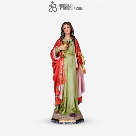 Statue Sainte Lucie Polychrome