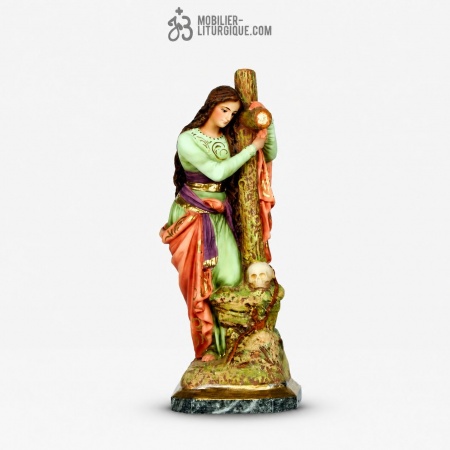 Statue Sainte Madeleine Polychrome Antique