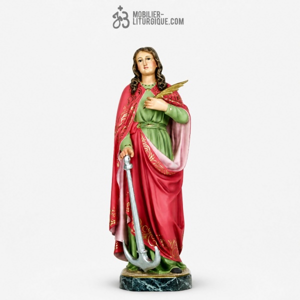 Statue Sainte Philom�ne Polychrome