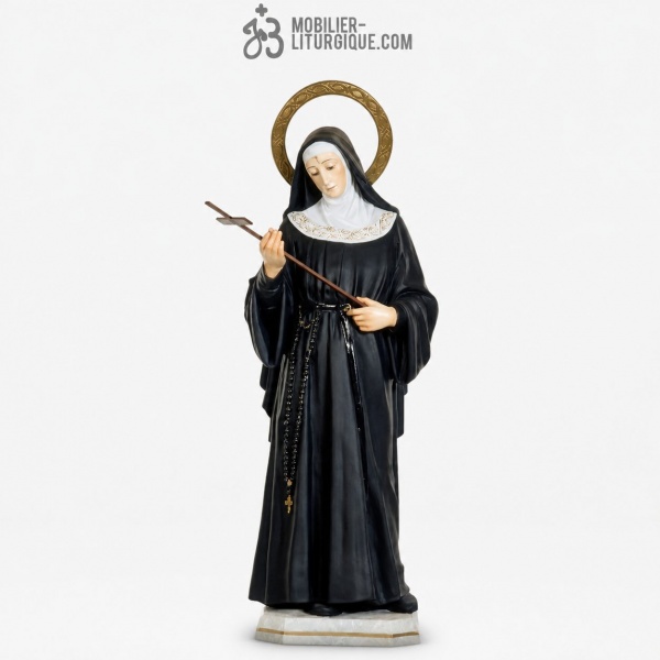 Statue Sainte Rita Polychrome