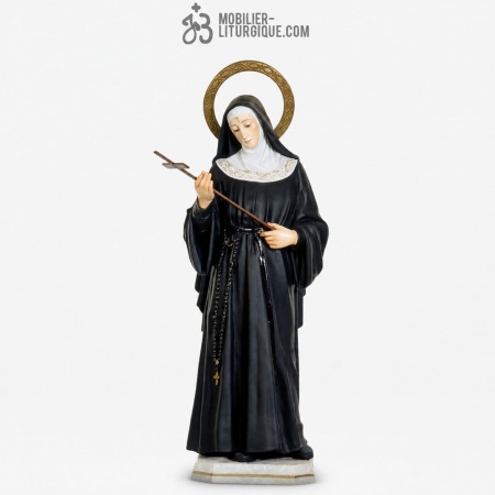 Statue Sainte Rita Polychrome