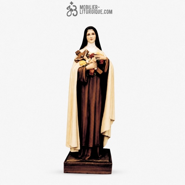 Statue Sainte Th�rese D�cor�e