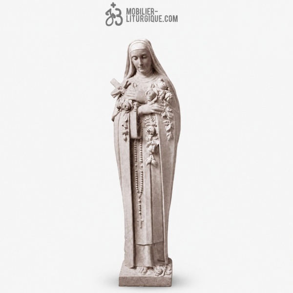 Statue Th�r�se : statue sur mesure Marbre
