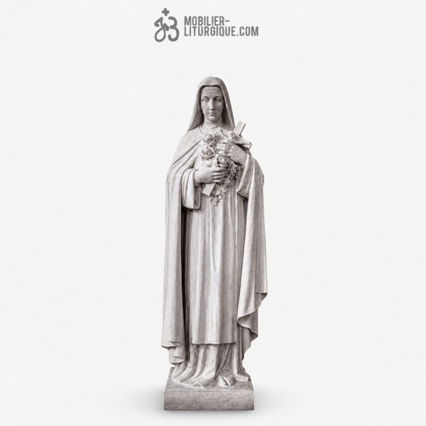 Statue Th�r�se de Lisieux : statue sur mesure Marbre