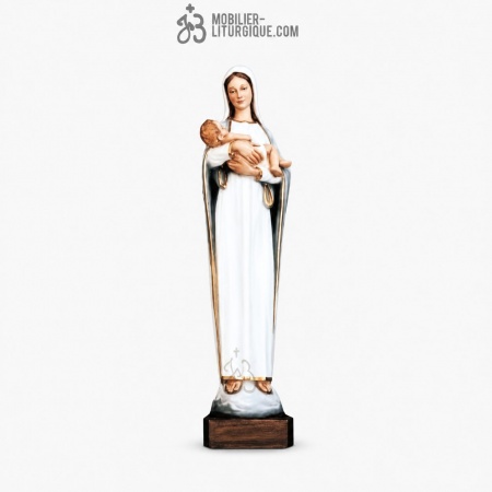 Statue Vierge &agrave; l\'enfant D&eacute;cor&eacute;