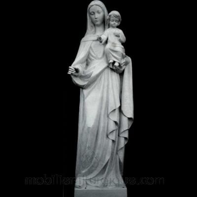 statue Vierge a l'enfant