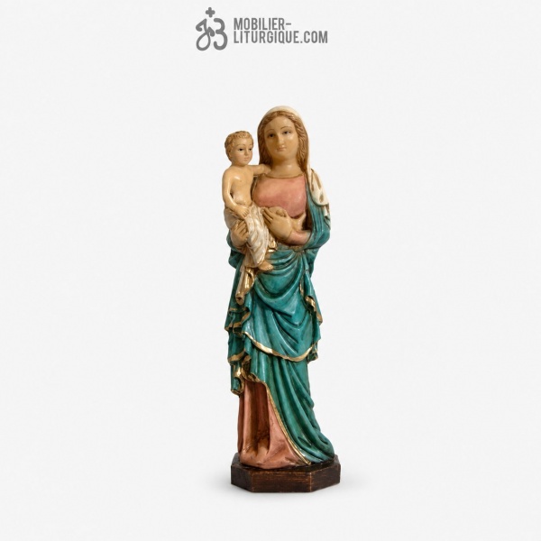 Statue Vierge Boulenger Polychrome