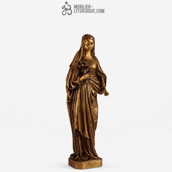 Statue Vierge Bronze