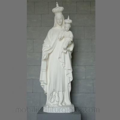 statue Vierge de Carmel et l'enfant