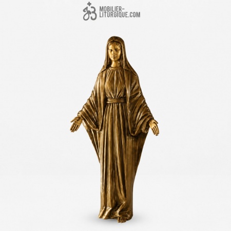 Statue Vierge de Fatima Bronze