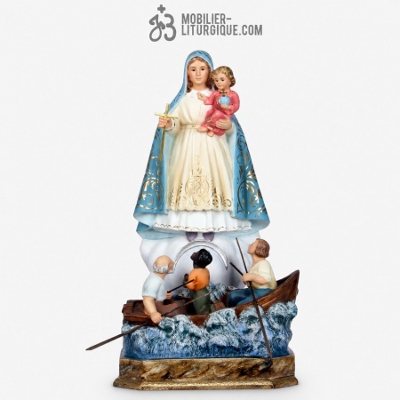 Statue Vierge de la Charit� Polychrome