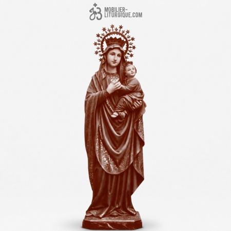 Statue Vierge du Perp�tuel Secours Polychrome