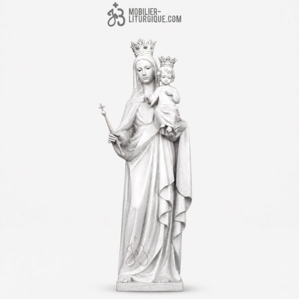 Statue Vierge Marie Auxiliatrice Polychrome