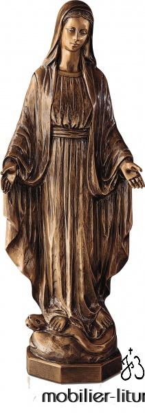 Statue Vierge Marie Bronze