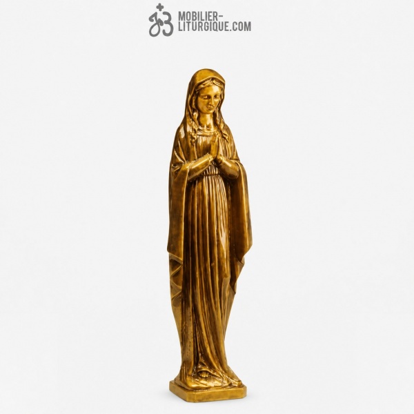 Statue Vierge Marie Bronze