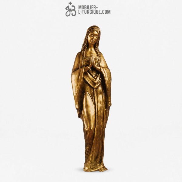Statue Vierge Marie Bronze
