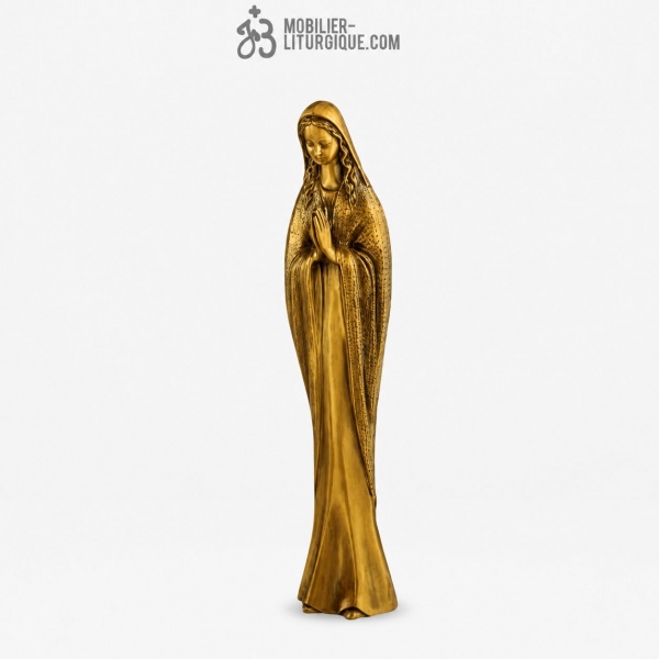 Statue Vierge Marie Bronze