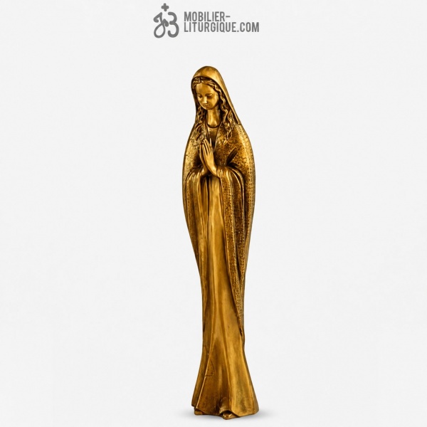 Statue Vierge Marie Bronze