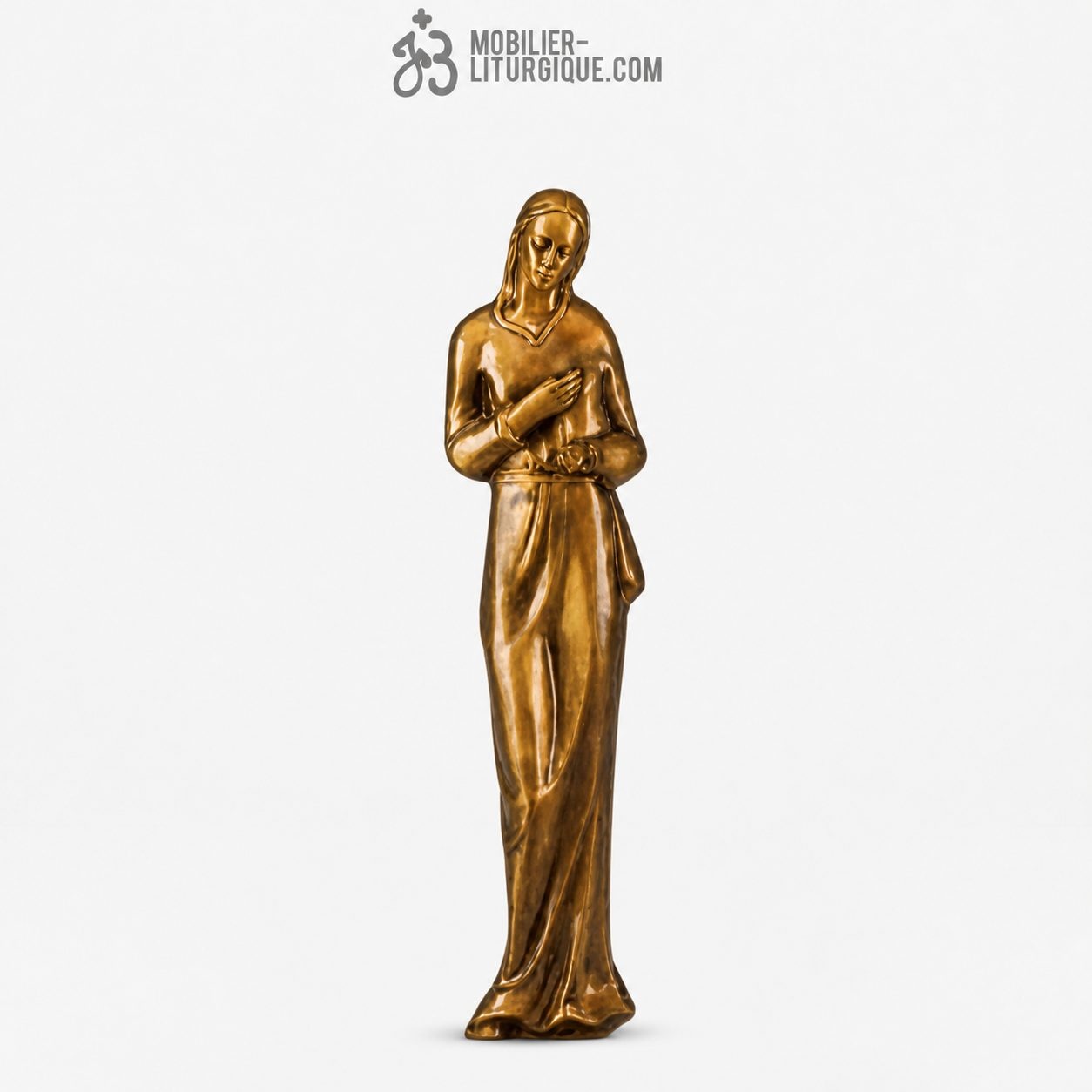 Statue Vierge Marie Bronze