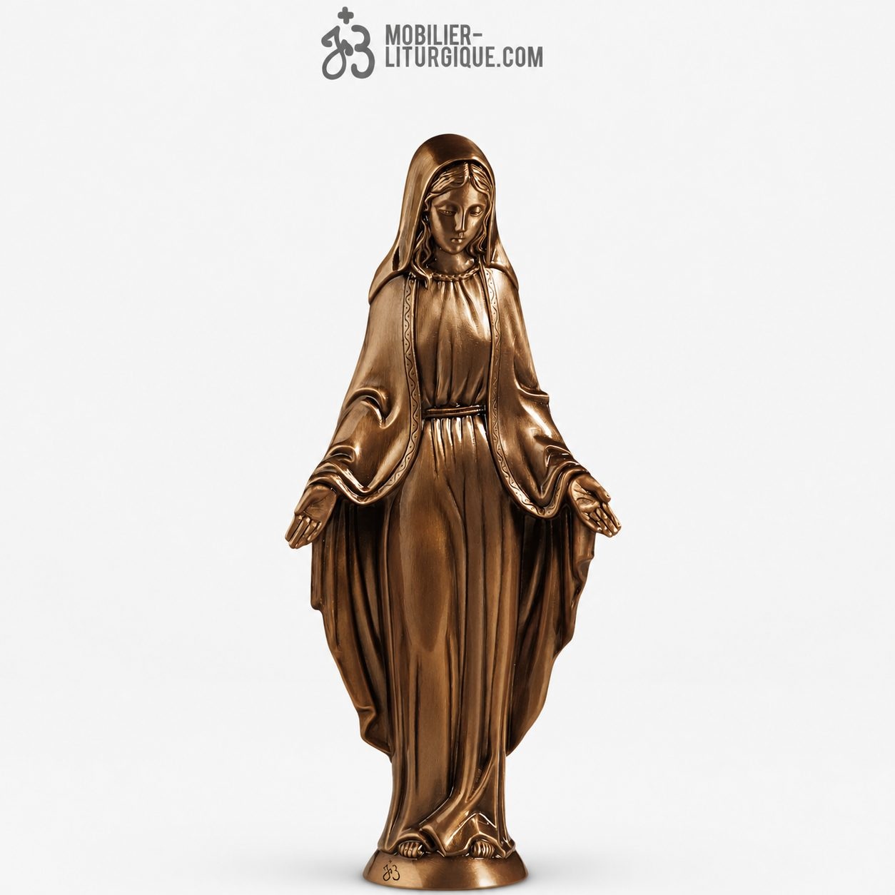 Statue Vierge Marie Bronze