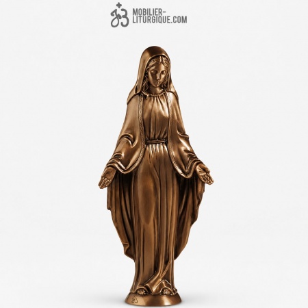 Statue Vierge Marie Bronze