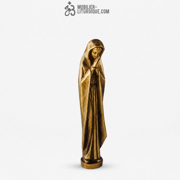 Statue Vierge Marie Bronze