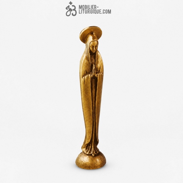 Statue Vierge Marie Bronze
