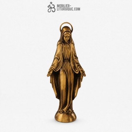 Statue Vierge Marie Bronze