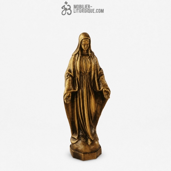 Statue Vierge Marie Bronze