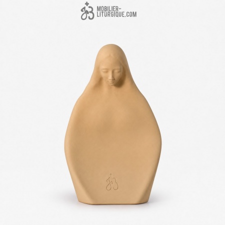 Statue Vierge Marie design en c&eacute;ramique