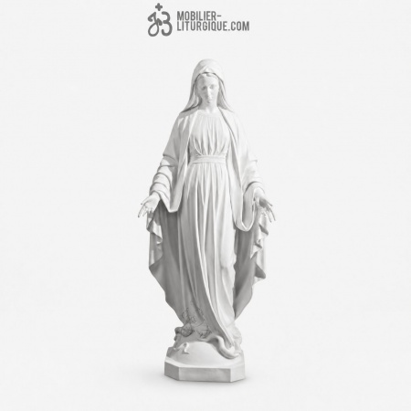 Statue Vierge Miraculeuse Blanc