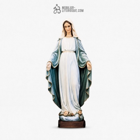 Statue Vierge Miraculeuse D&eacute;cor&eacute;