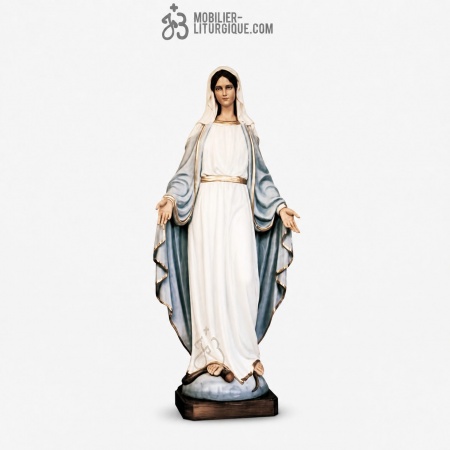 Statue Vierge Miraculeuse D&eacute;cor&eacute;e