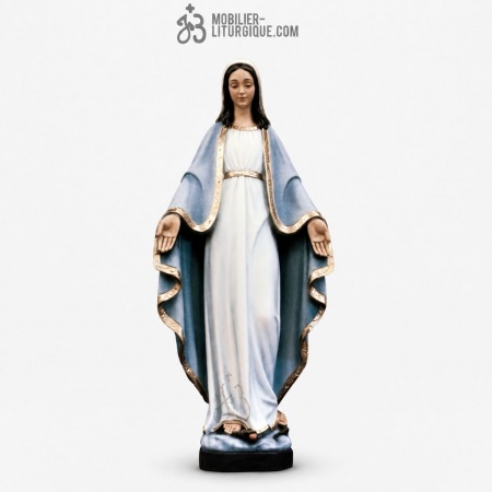 Statue Vierge Miraculeuse D&eacute;cor&eacute;e