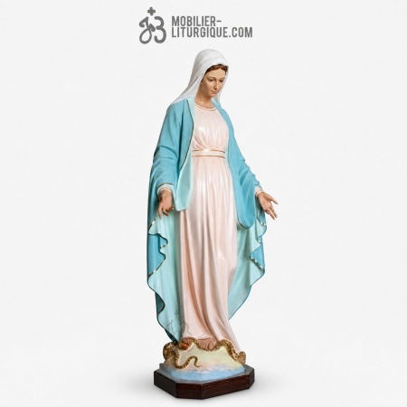 Statue Vierge Miraculeuse Polychrome
