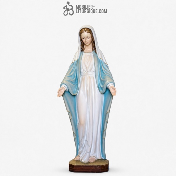 Statue Vierge Miraculeuse Polychrome