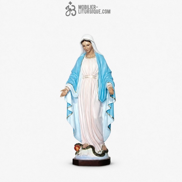 Statue Vierge Miraculeuse Polychrome
