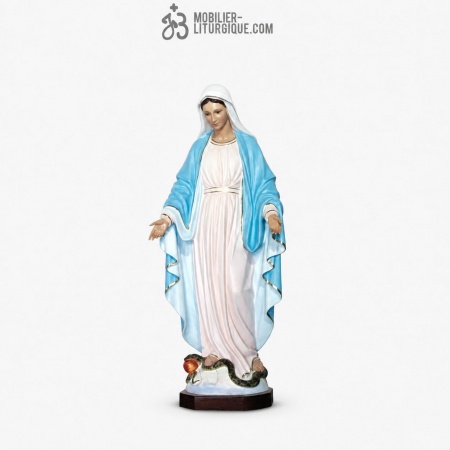 Statue Vierge Miraculeuse Polychrome