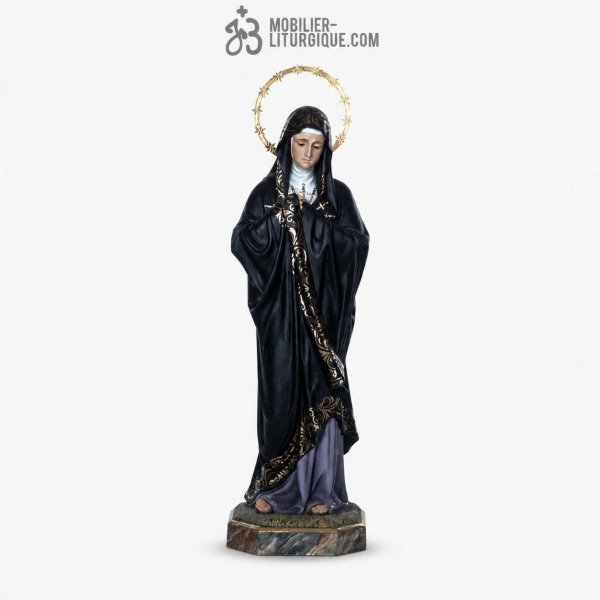 Statue Vierge Polychrome