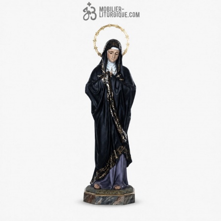Statue Vierge Polychrome