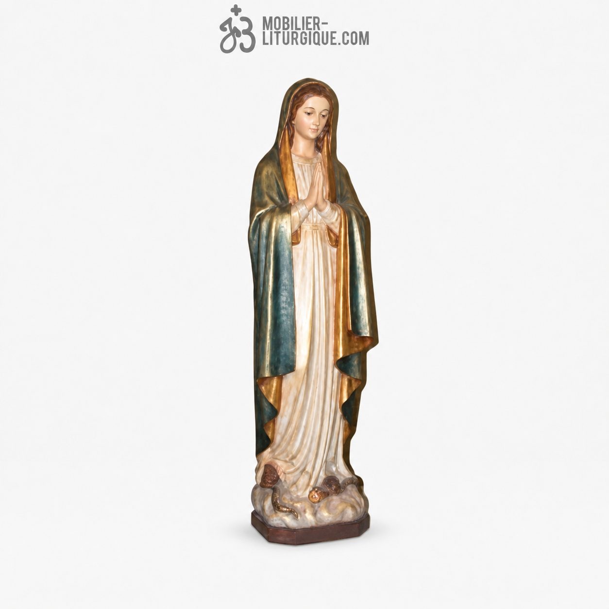 Statue Vierge Polychrome
