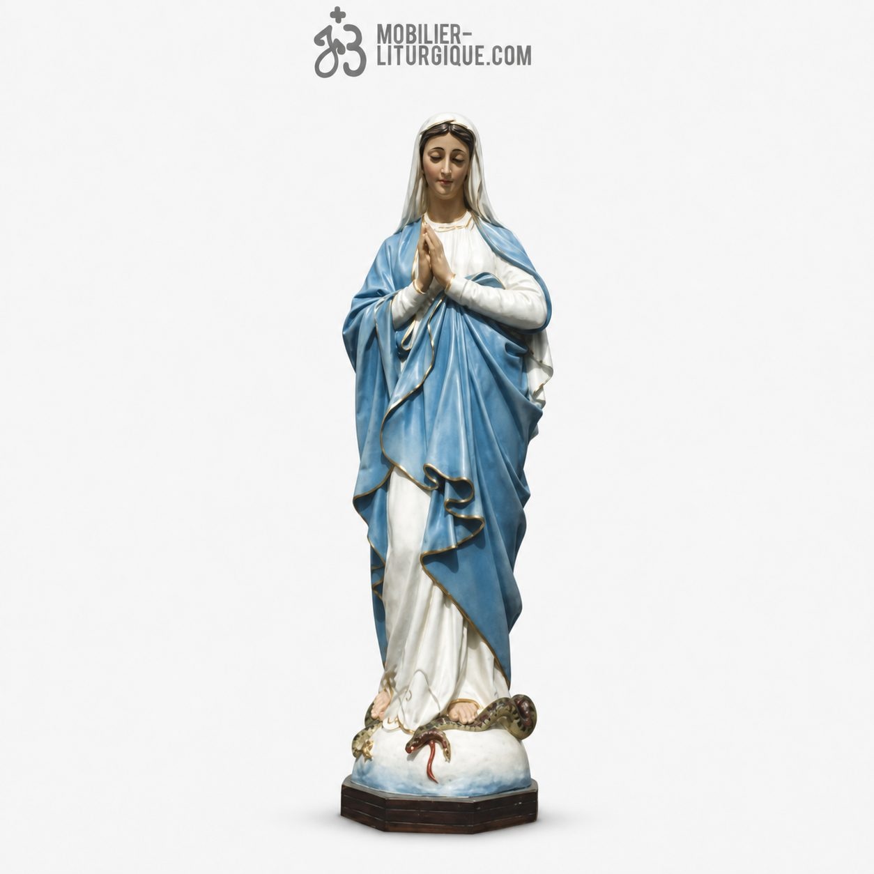 Statue Vierge Polychrome
