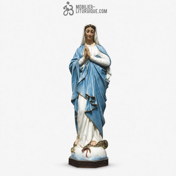 Statue Vierge Polychrome