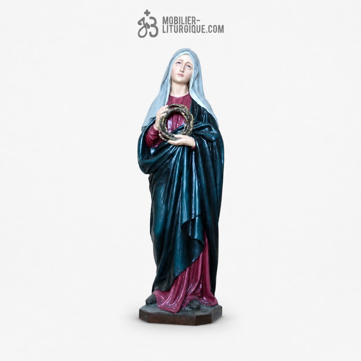 Statue Vierge Polychrome