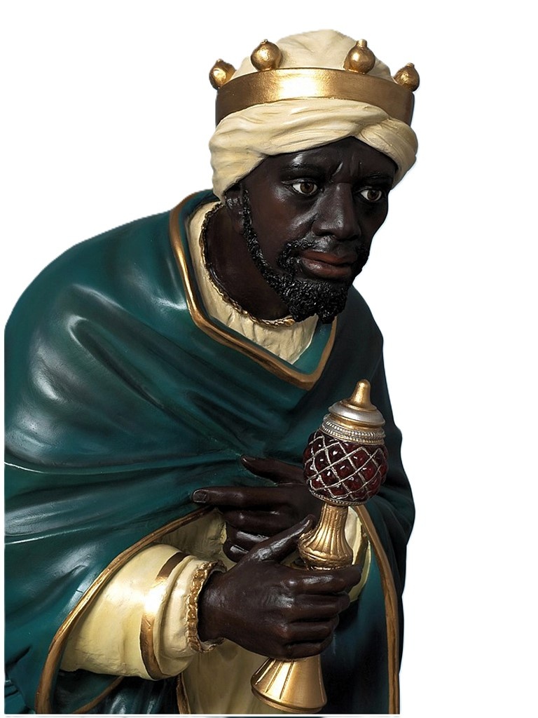 Statues Rois Mages D&eacute;cor&eacute;es