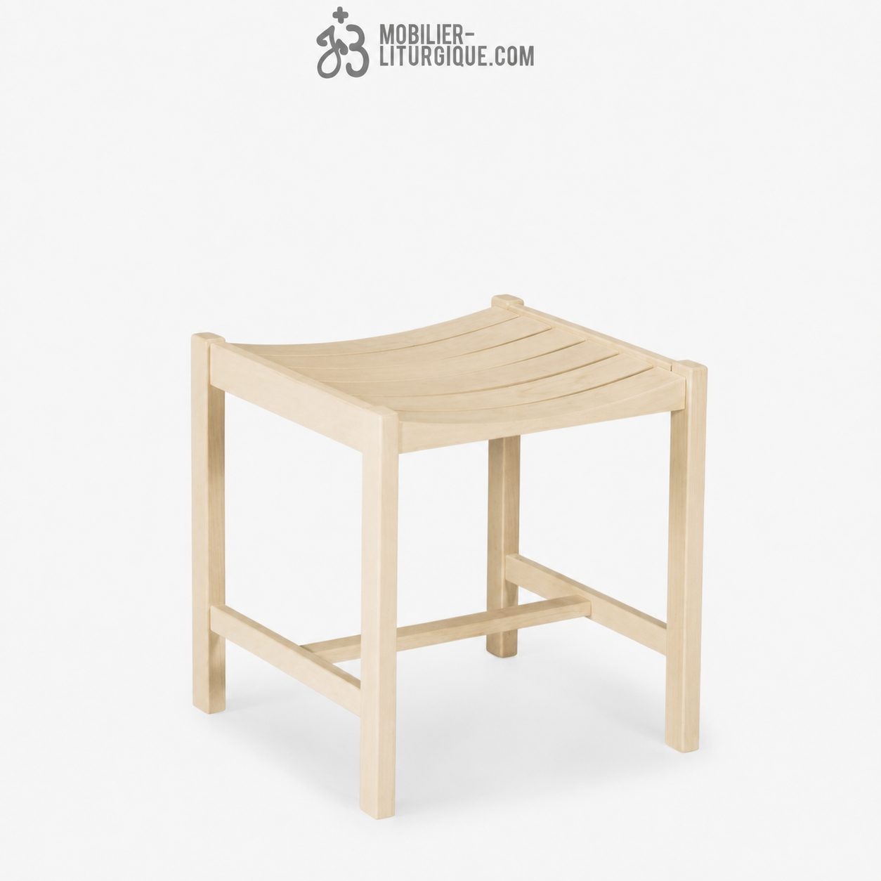 Tabouret latte bois