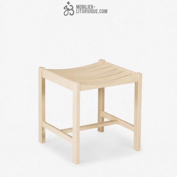 Tabouret latte bois